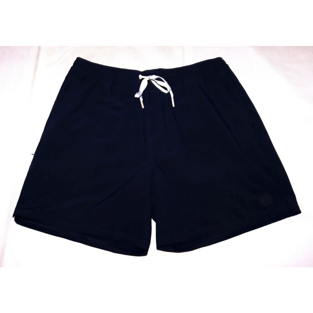 Rhoback Medley Men's Swim Trunks Lined Logo Size XL Navy Blue MSWM0001
